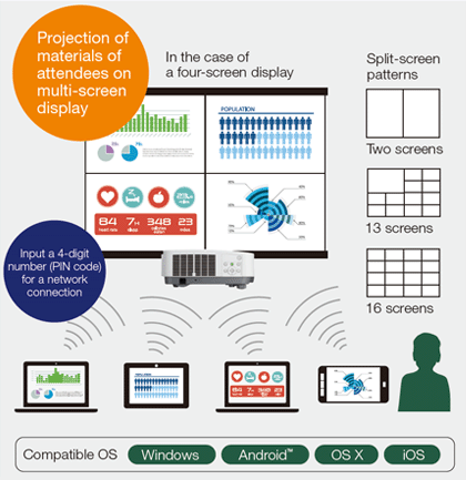 Multi-screen Projection Function