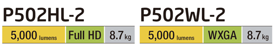Projector P502HL-2 / P502WL-2