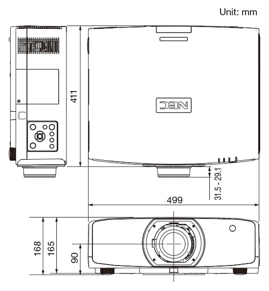 Cabinet dimensions