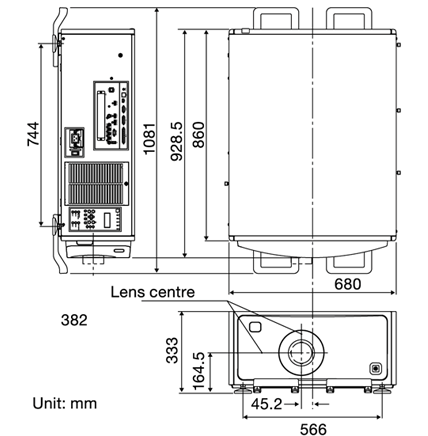 Cabinet dimensions