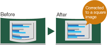 Pincushion Correction Function